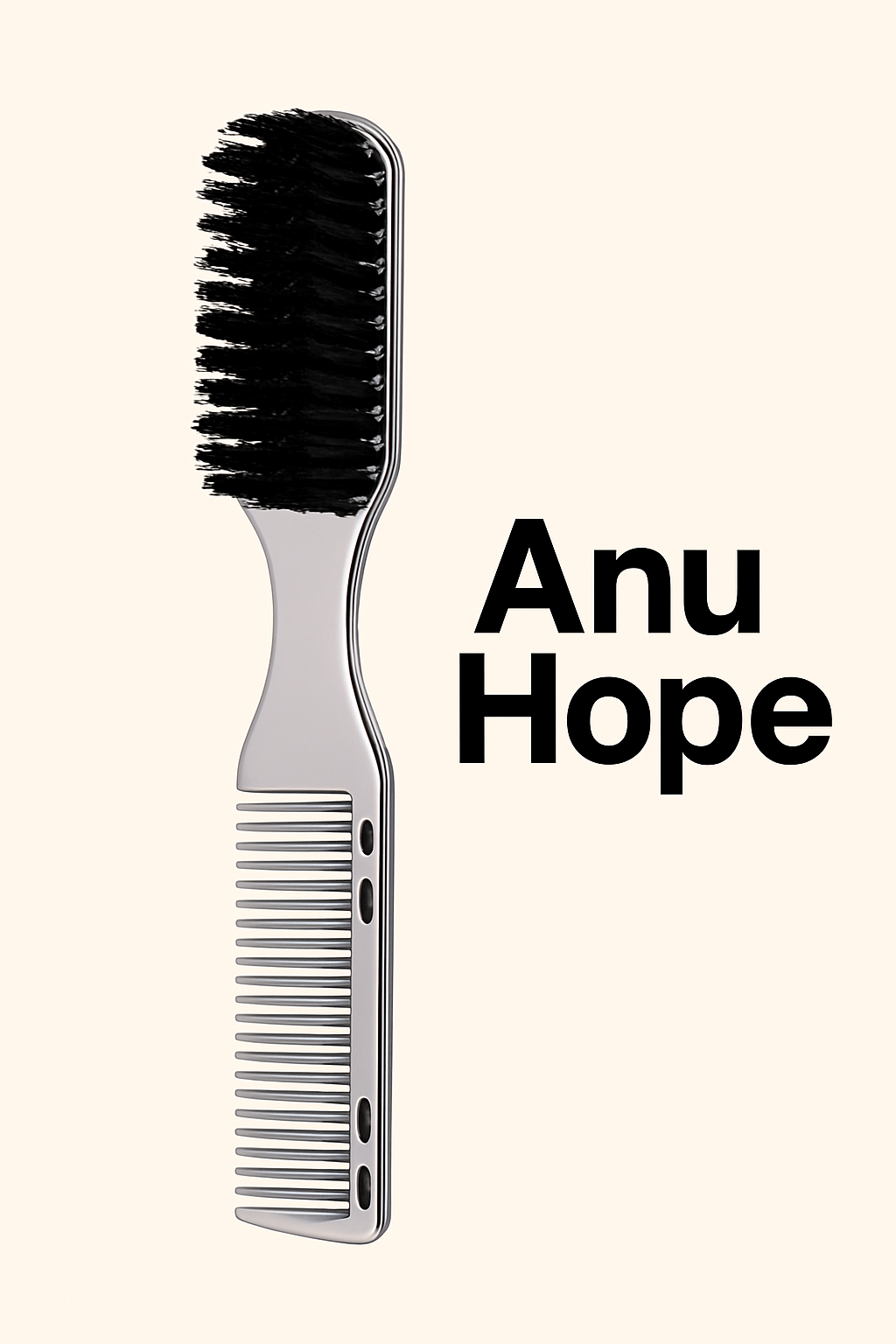 Dual-Sided Multi-Functional Men’s Hair Comb & Brush