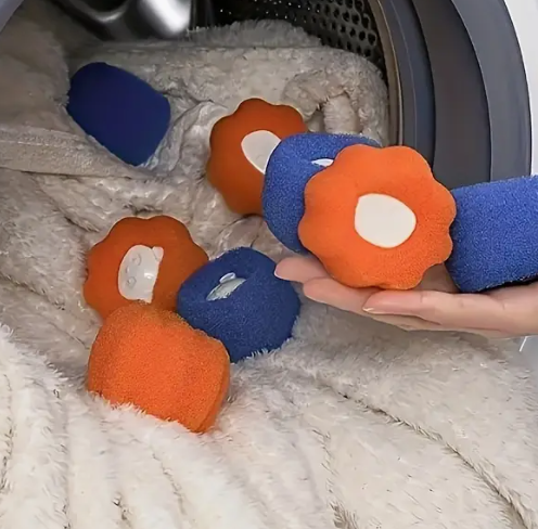 🧺 Say Goodbye to Pet Hair — Effortlessly! (3 remover balls)